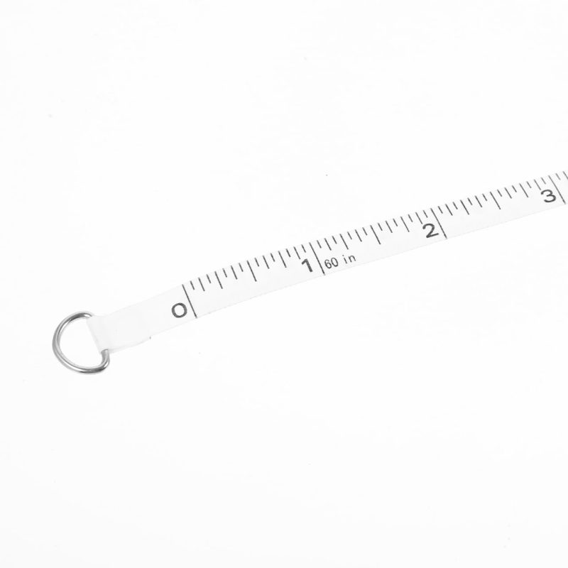 ​ Vintage Leather Sewing Tape Measure 1.5m - Retractable Dual Sided Mini Body Measuring Tool with Keychain for Tailoring/Crafts/Clothing DIY (Brown)​​ - Image 2