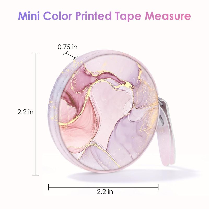 Sewing Tape Measure，Colour Printed Small Retractable Soft Measuring Tape for Tailor Cloth Fabric Body Measurements. - Image 2