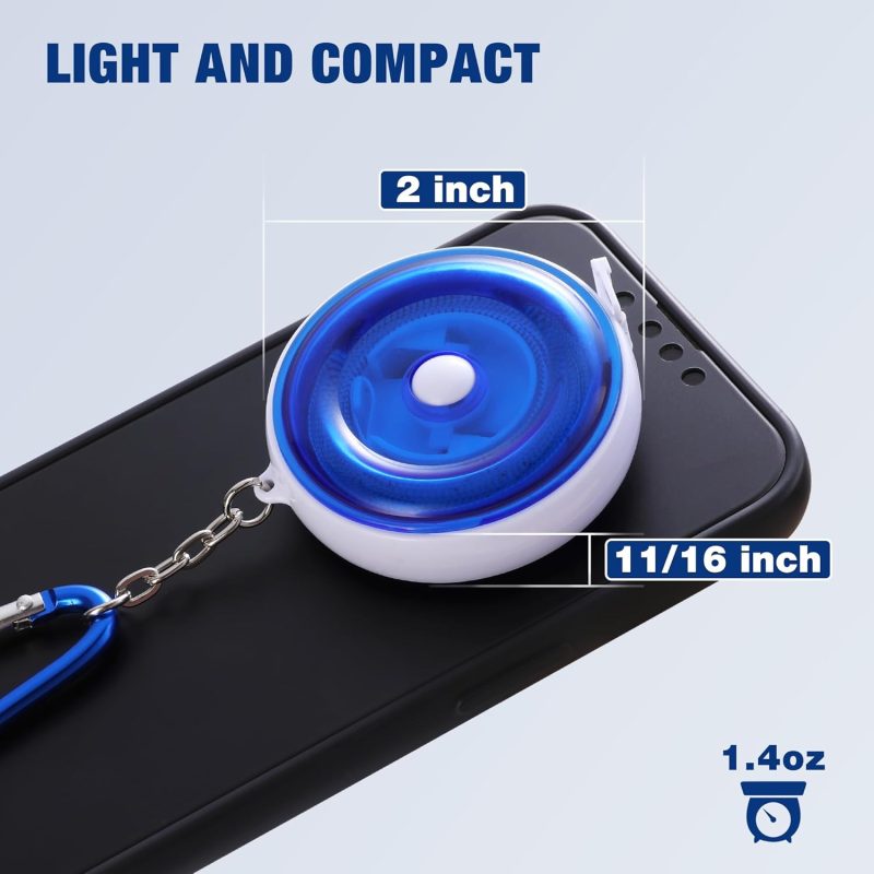 3-Pack Measuring Tape for Body, 60-Inch(150cm) Soft Measurement Tape Retractable for Sewing, Body, Online Clothes Shopping, Tailor, Cloth, Fabric, Knitting, Handcraft - Image 2